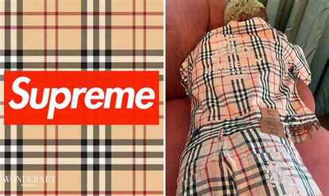 burberry 聯名|Supreme®/Burberry® 联名系列 .